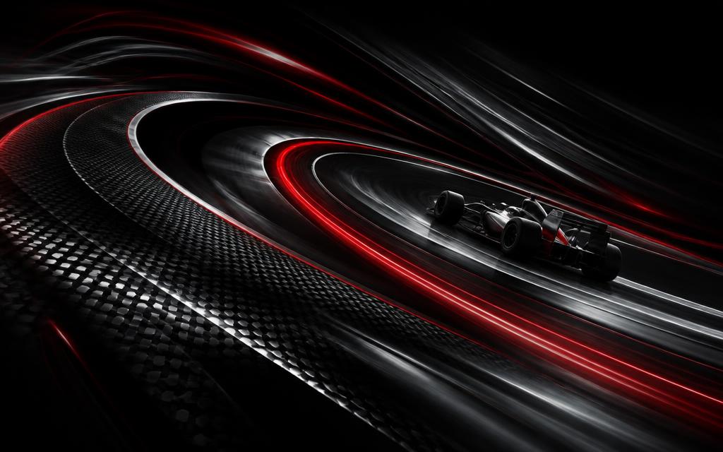 Motorsport-Kartendesign von AI Banking
